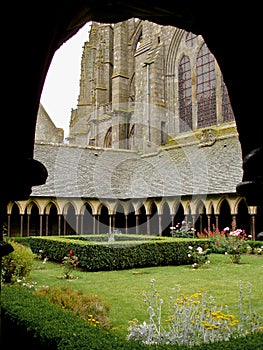 Mont Saint Michel cloister