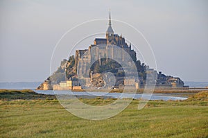 Mont Saint Michel, the Couesnon and salt marshes