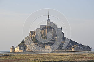 Mont Saint Michel, the Couesnon and salt marshes