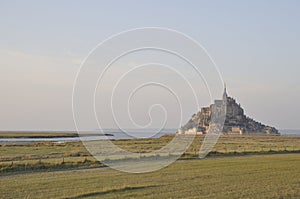 Mont Saint Michel, the Couesnon and salt marshes