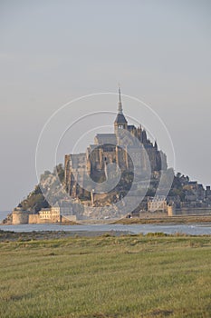 Mont Saint Michel, the Couesnon and salt marshes