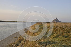 Mont Saint Michel, the Couesnon and salt marshes