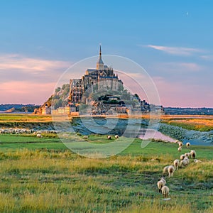 Mont Saint-Michel in France