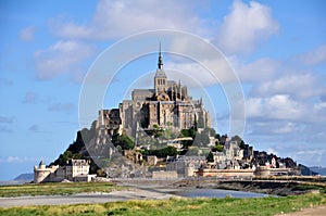 Mont Saint Michel in France photo