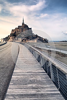 Mont saint Michel in Normandy, France