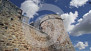 Mont Saint-Michel, Normandy, France--one of the most visited tourist sites in France. Designated as one of the first UNESCO World