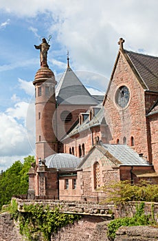 Mont Saint-Odile in the Vosges mountains in Alsace, France