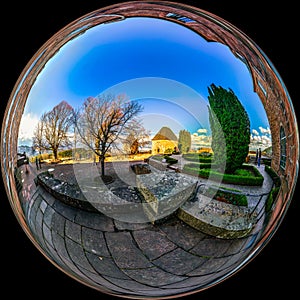 Mont Sainte Odile little planet spherical panorama
