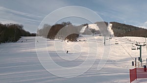 Mont Tremblant ski resort. view at north side