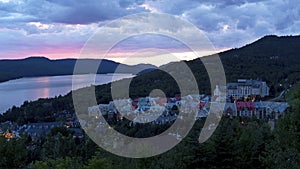 Mont Tremblant Village at Sunset