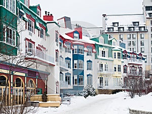 Mont-Tremblant village in winter