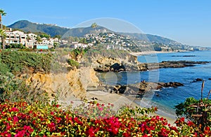 The Montage and beaches in Laguna Beach, Californi