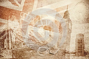 Montage photo of London