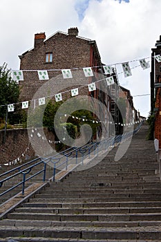 Montagne de Bueren, the most famous stairs in Liege