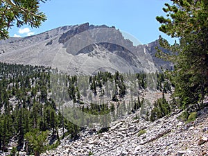 Montain Range in the Great Basin National Park, Nevada