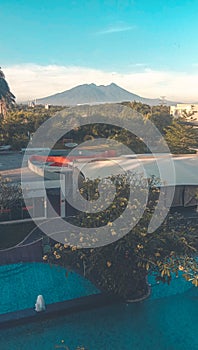 Montain view in the morning