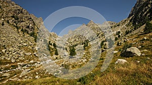 Montains of the estrop, the park of Mercantour, department of the Alpes-Maritimes