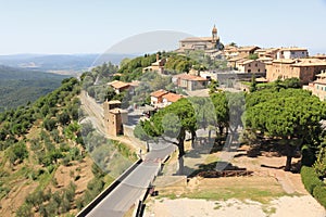 Montalcino in Tuscany, Italy photo