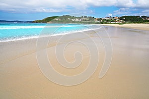 Montalvo beach in Pontevedra Galicia in Sanxenxo