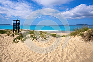 Montalvo beach in Pontevedra Galicia in Sanxenxo