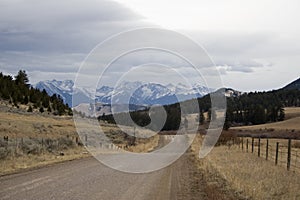 Montana Country Road photo