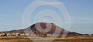 Montana Roja Red Mountain Volcano Corralejo Fuerteventura