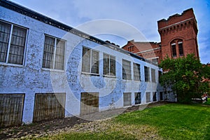 1871 Montana Territorial Prison in Deer Lodge 1912 Cell Block and admin buildings