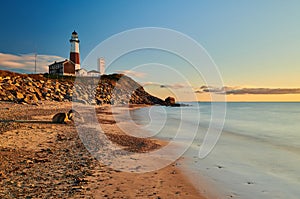 Montauk Lighthouse and beach