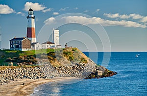 Montauk Lighthouse and beach