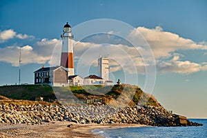 Montauk Lighthouse and beach