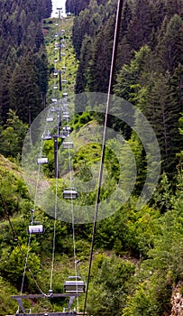 MONTE AGUDO. The two chairlifts lead in just over 15 minutes from the starting point Taiarezze, 900 m asl to the Monte Agudo Ref photo