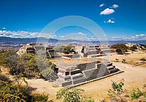 Monte Alban is an ancient Zapotec capital and archaeological sit photo