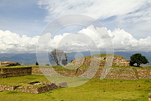 Monte alban pyramids in oaxaca mexico II