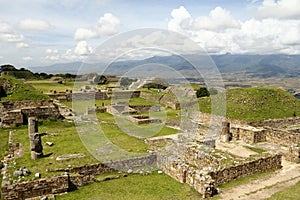 Monte alban pyramids in oaxaca mexico III photo