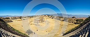 Monte Alban, Oaxaca, Mexico, South America: [Biggest ruins of ancient Zapotec city at the top