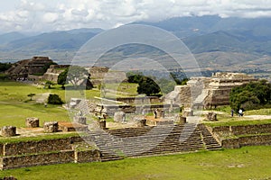 Monte alban pyramids in oaxaca mexico IV