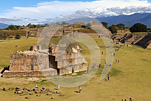 Monte alban pyramids in oaxaca mexico VIII