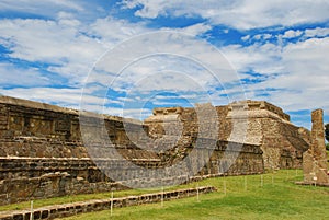Monte Alban zapotec ancient ruins, Oaxaca, Mexico