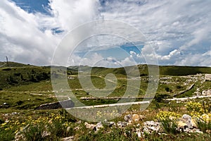 Monte Baldo - Green Meadows in Italian Alps - Ridge of Naole