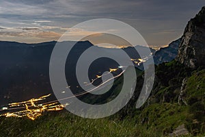 Dolomites At Night photo