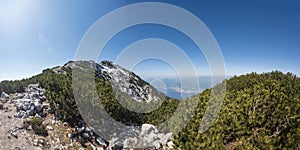 Monte Baldo mountain range in the Italian Alps, located in the provinces of Trento and Verona, Italy, Europe