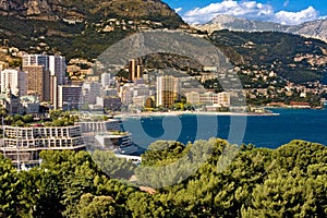 Monte Carlo bay in Monaco