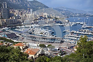 Monte Carlo Harbour in Monaco