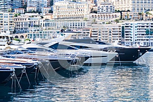 The Monte Carlo harbour, Monaco, France