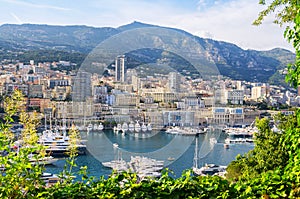 Monte Carlo harbour. Principality of Monaco photo
