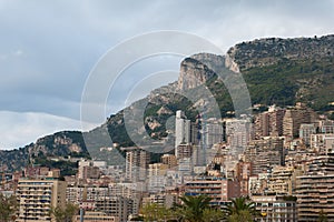 Monte Carlo, Monaco and the hills
