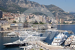 Monte-Carlo, Port de Fontvieille, marina, harbor, water transportation, city
