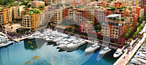 Monte carlo tilt shift image