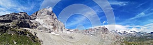 Monte Cervino - Matterhorn and Furgghorn - panoramic view