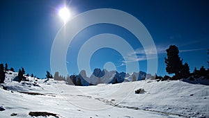 Monte Cristallo, Dolomiti photo